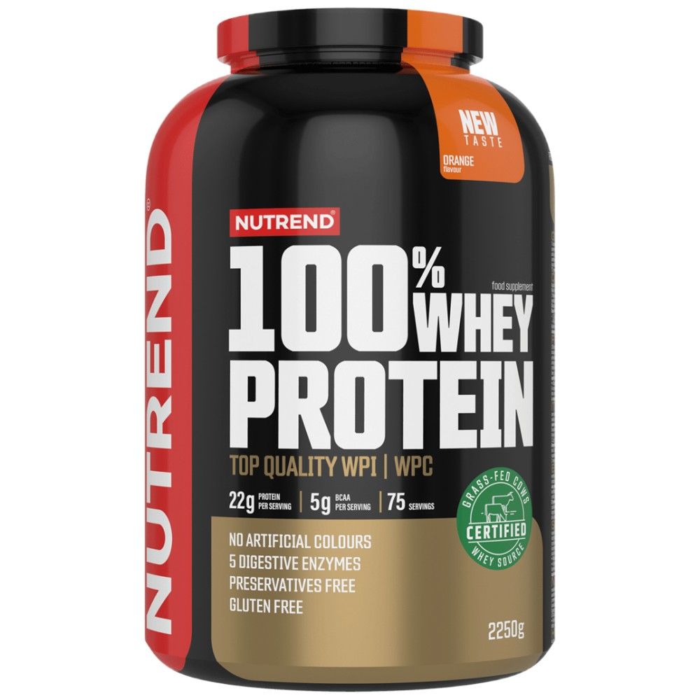 100% proteine ​​del siero di latte - 2250 grammi