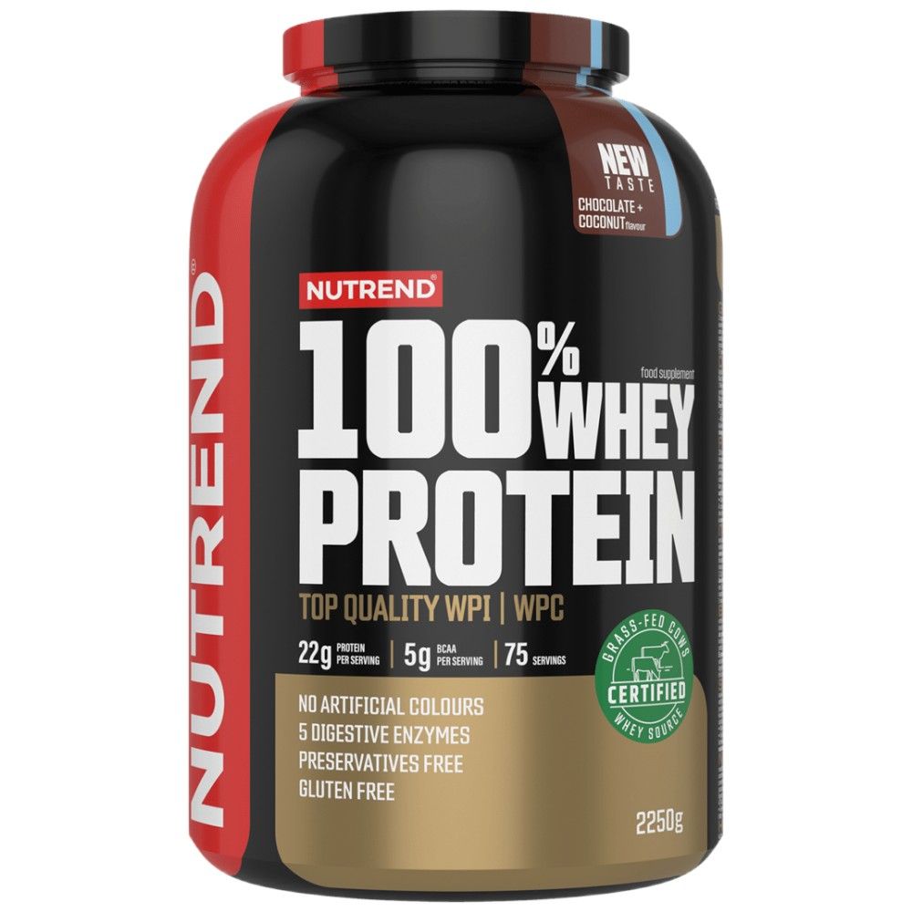 100% proteine ​​del siero di latte - 2250 grammi