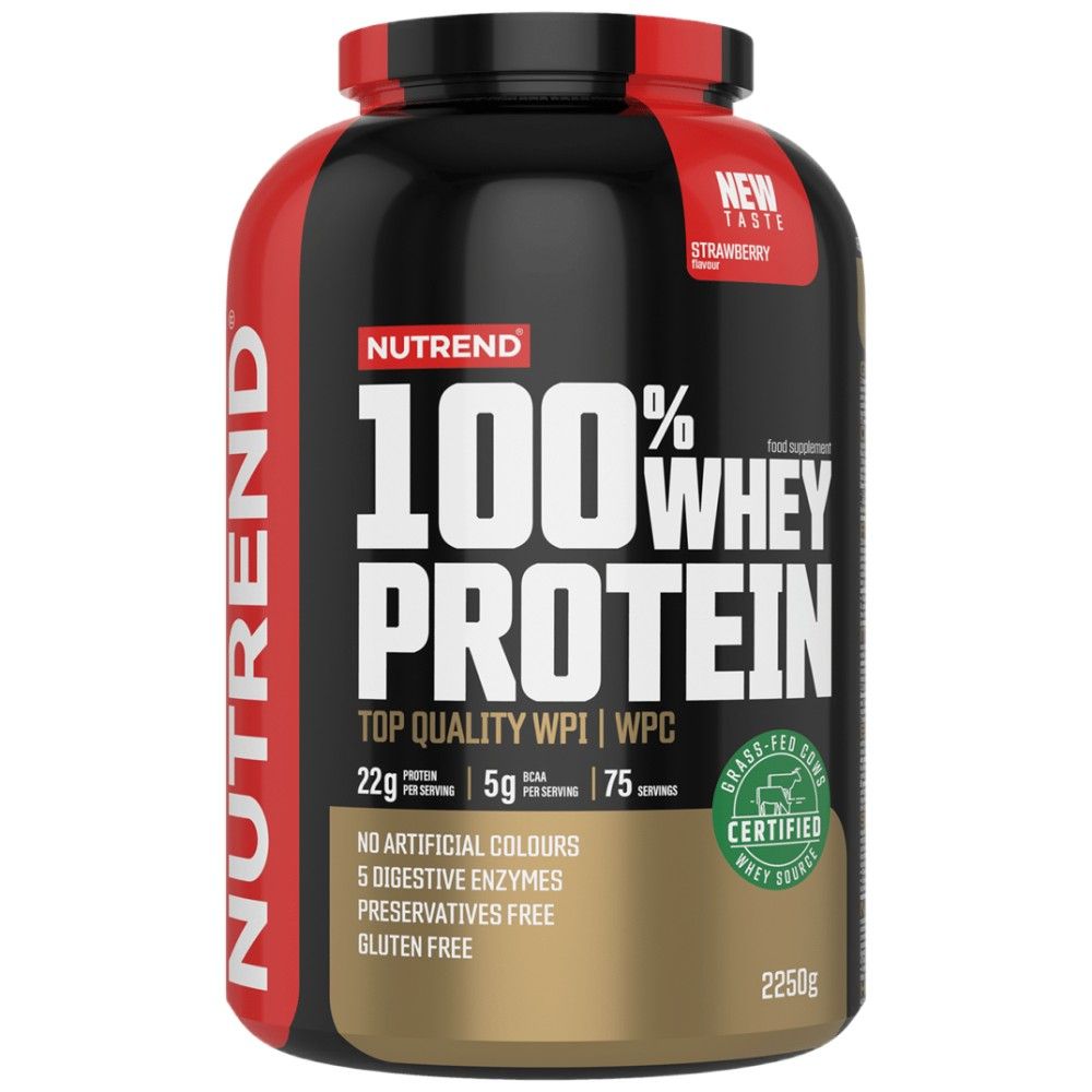 100% proteine ​​del siero di latte - 2250 grammi