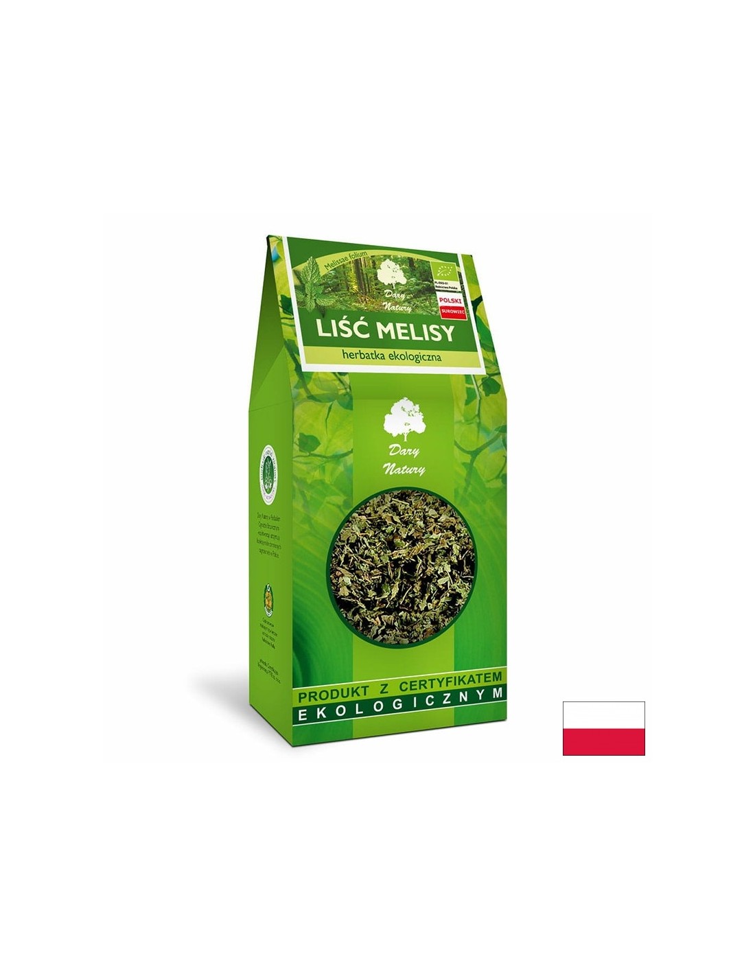 Tè alla melissa (foglie) biologico, 100 g <tc>Dary Natury</tc>