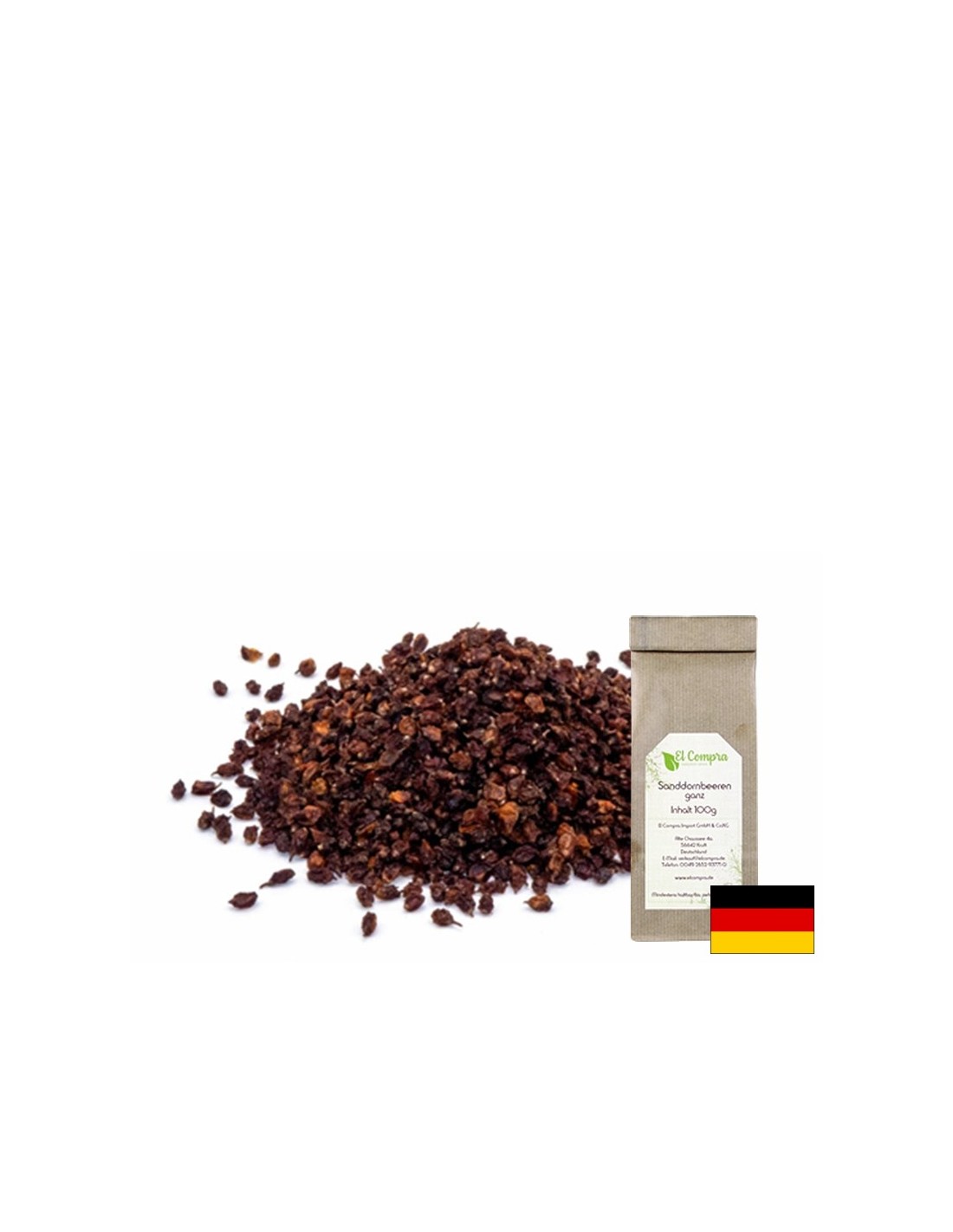 Frutti interi di olivello spinoso (oblepiha), 100 g