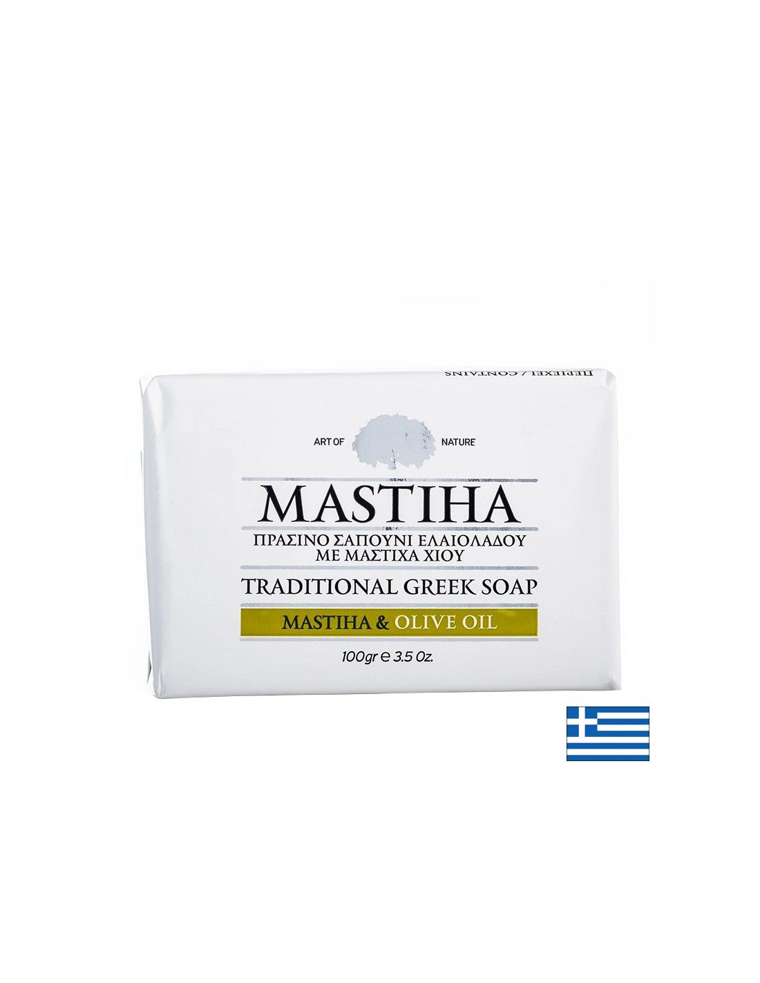 Sapone greco tradizionale con <tc>Mastiha</tc> e olio d'oliva, 100 g <tc>Mastiha</tc>