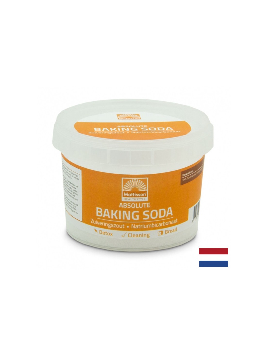 Bicarbonato di sodio, 100 g <tc>Mattisson Healthstyle</tc>