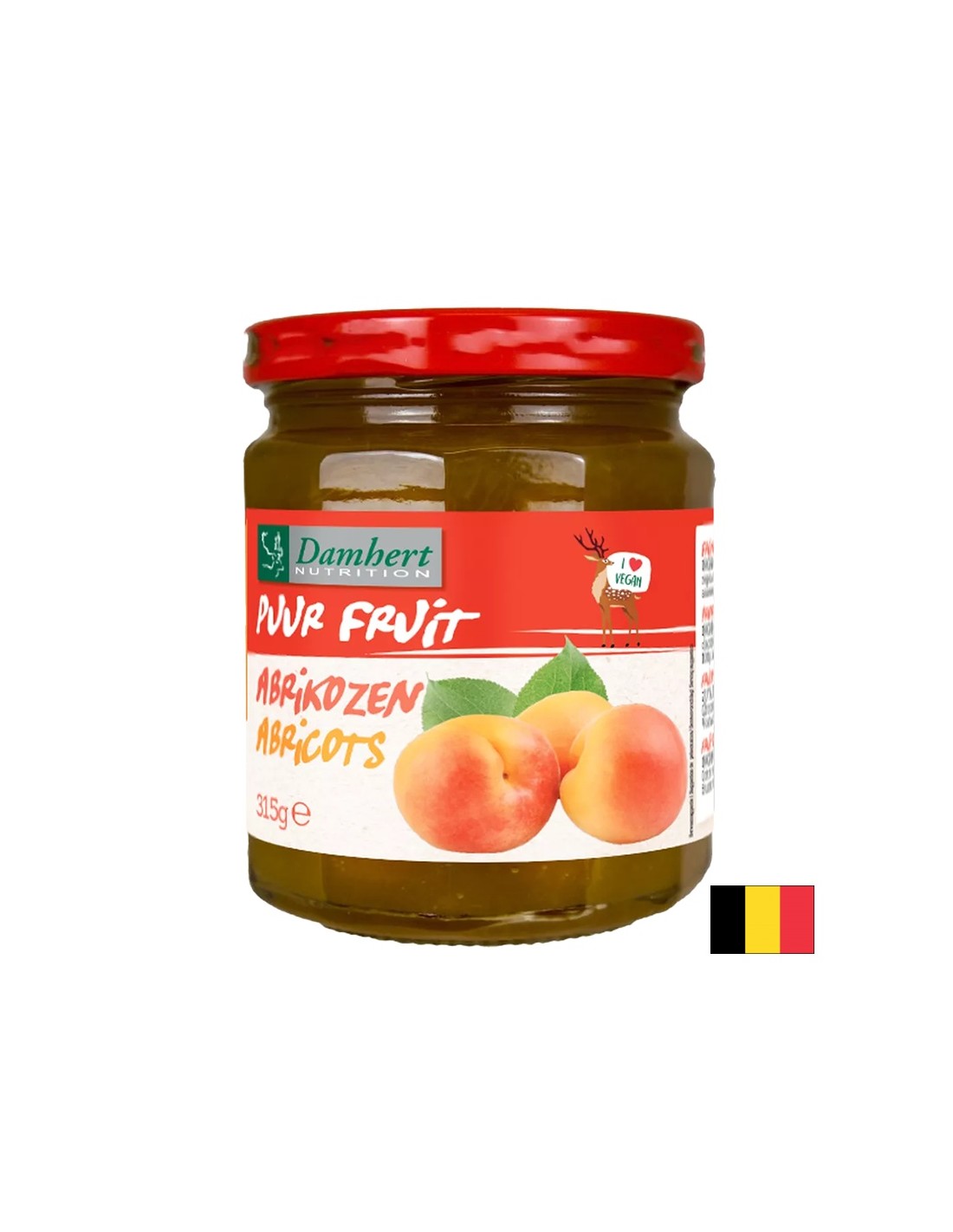 Famio al 100% di albicocche (senza zucchero), 315 g