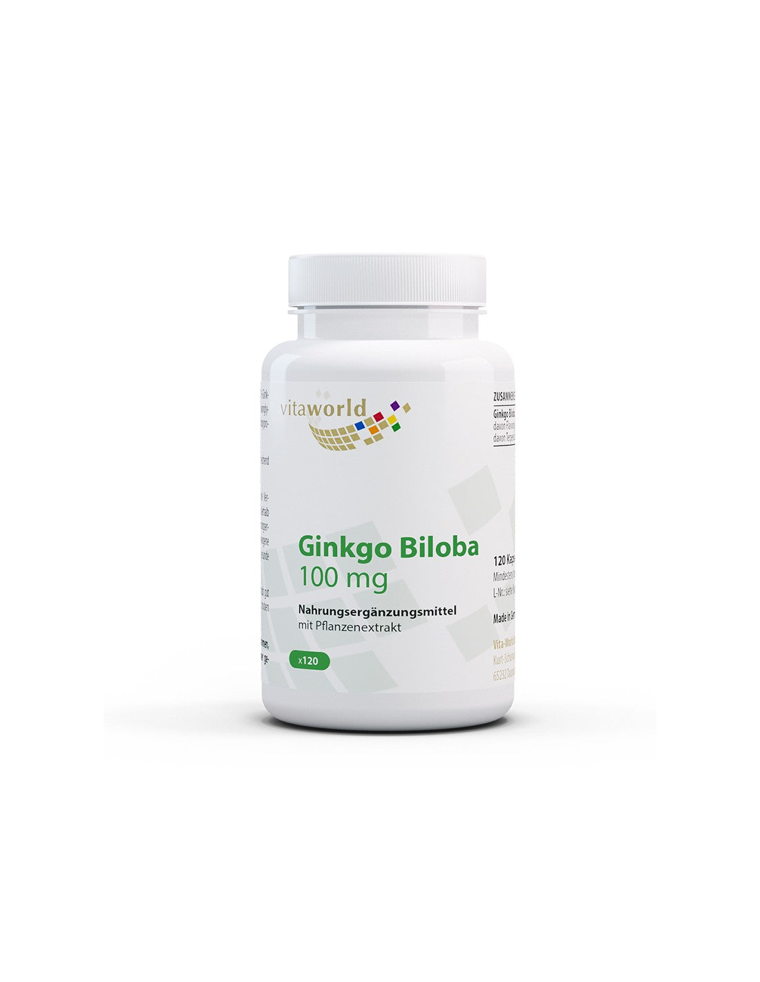 Memoria e concentrazione - Ginkgo Biloba, 100 mg x 120 capsule