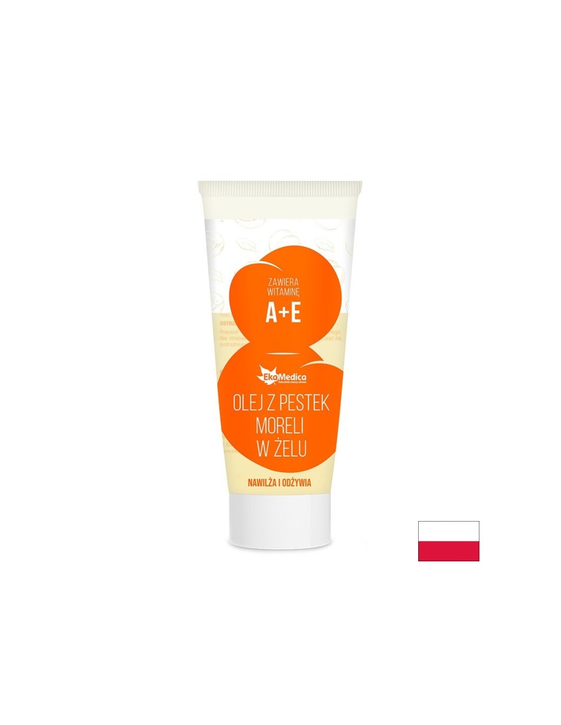 Gel mani e corpo con olio di nocciolo di albicocca, 100 ml EkaMedica