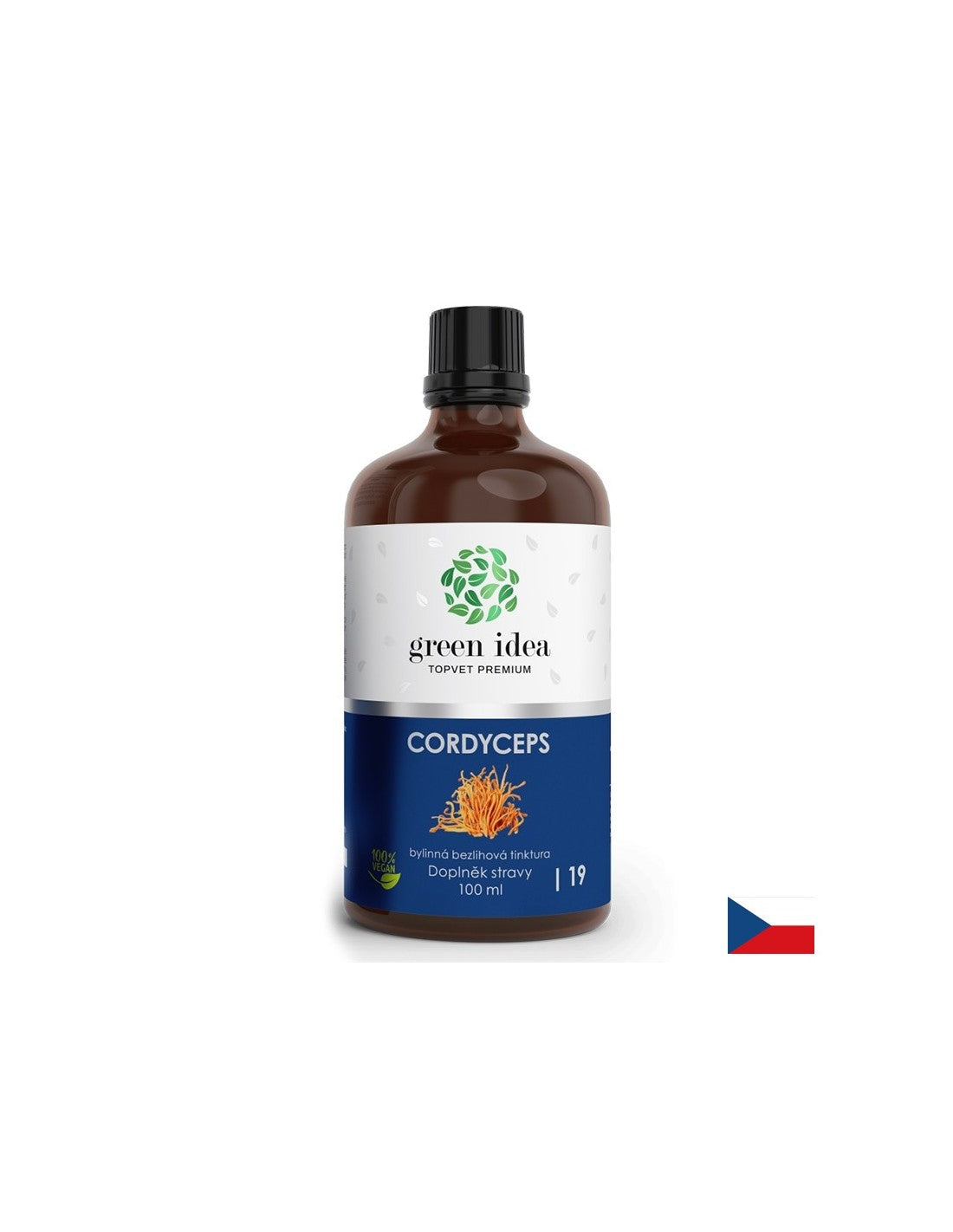 Immunità - Cordyceps, tintura da 100 ml (senza alcool)