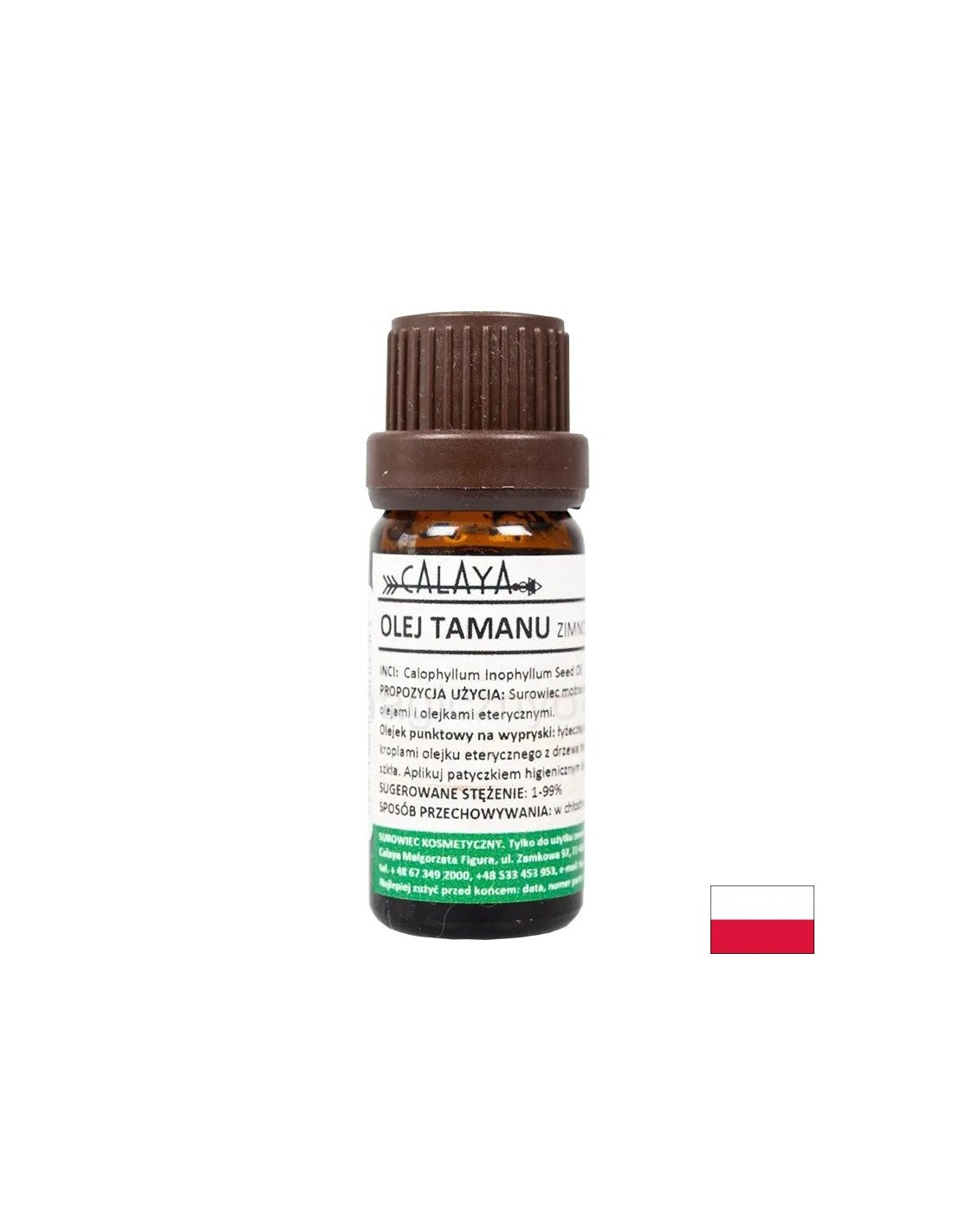 Olio di Tamanu spremuto a freddo, 100 ml