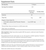 Olio di semi di canapa 1000 mg - 120 capsule molli