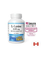 Herpes Simplex, Sistema Osseo - L-Lisina, 1000 mg x 60 Compresse <tc>Natural Factors</tc>
