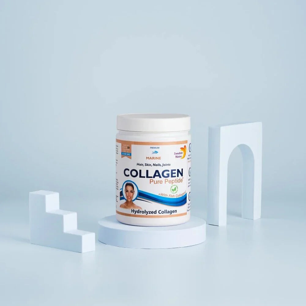 Polvere di collagene di pesce 10000 mg Peptide puro 300 g