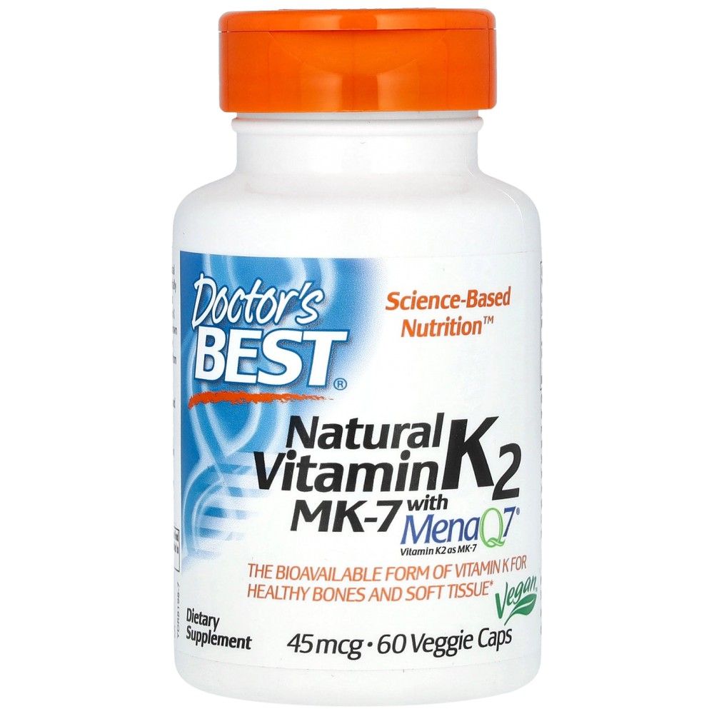 La migliore vitamina K2 naturale K2 MK -7 45 mcg - 60 capsule