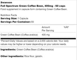 Fagiolo di caffè verde a spettro completo 400 mg 60 capsule