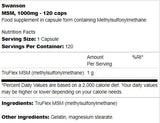 MSM 500 mg 250 Capsule