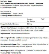 Best Hesperidin Metil calcone 500 mg - 60 capsule