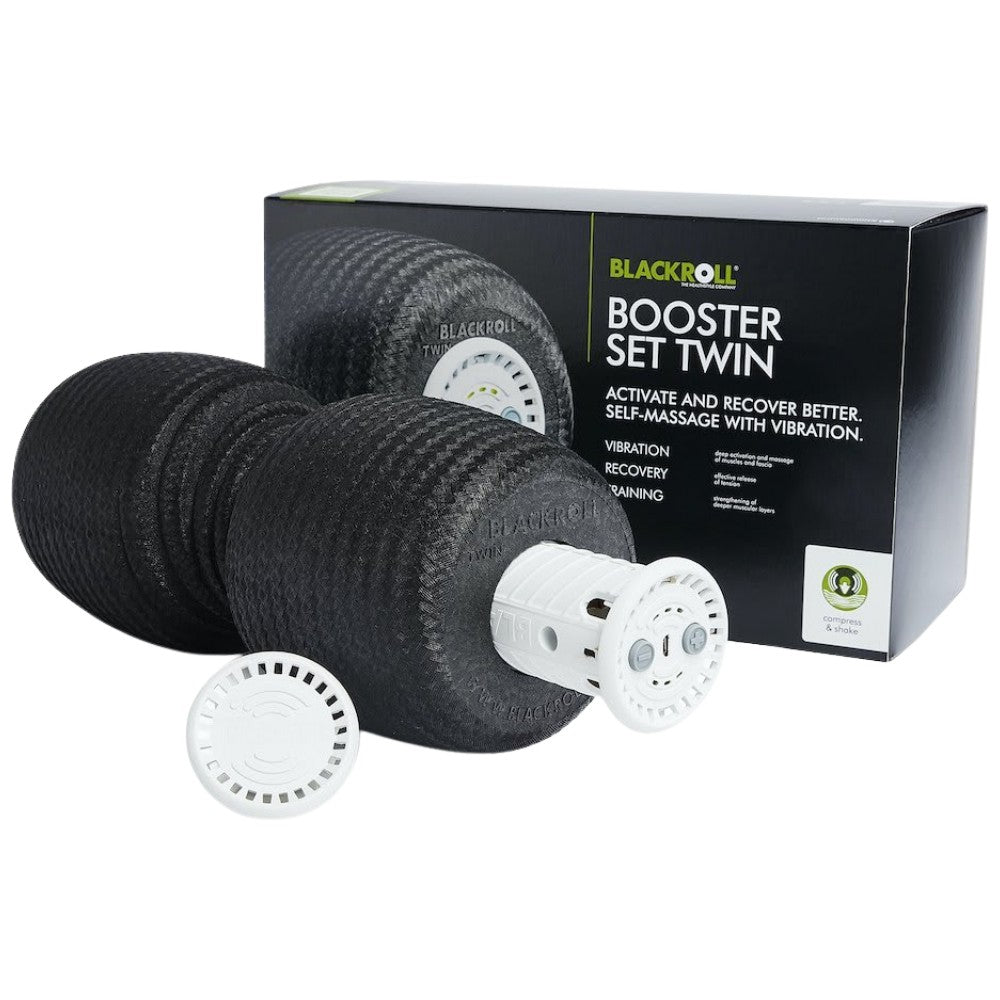 <tc>Blackroll</tc>® Booster Set Twin | Rullo in schiuma abbinato con massaggiatore