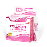 Collagene di Pesce 12.500 mg con Retinolo, Elastina e Acido Ialuronico - 20 x 25 ml