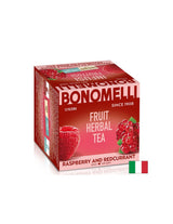 Tè alla frutta con lamponi e ribes rosso – Freschezza naturale, 12 bustine