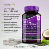 Keto Complex Max /120 capsule, 60 dosi/ <tc>Nutravita</tc>