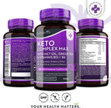 Keto Complex Max /120 capsule, 60 dosi/ <tc>Nutravita</tc>