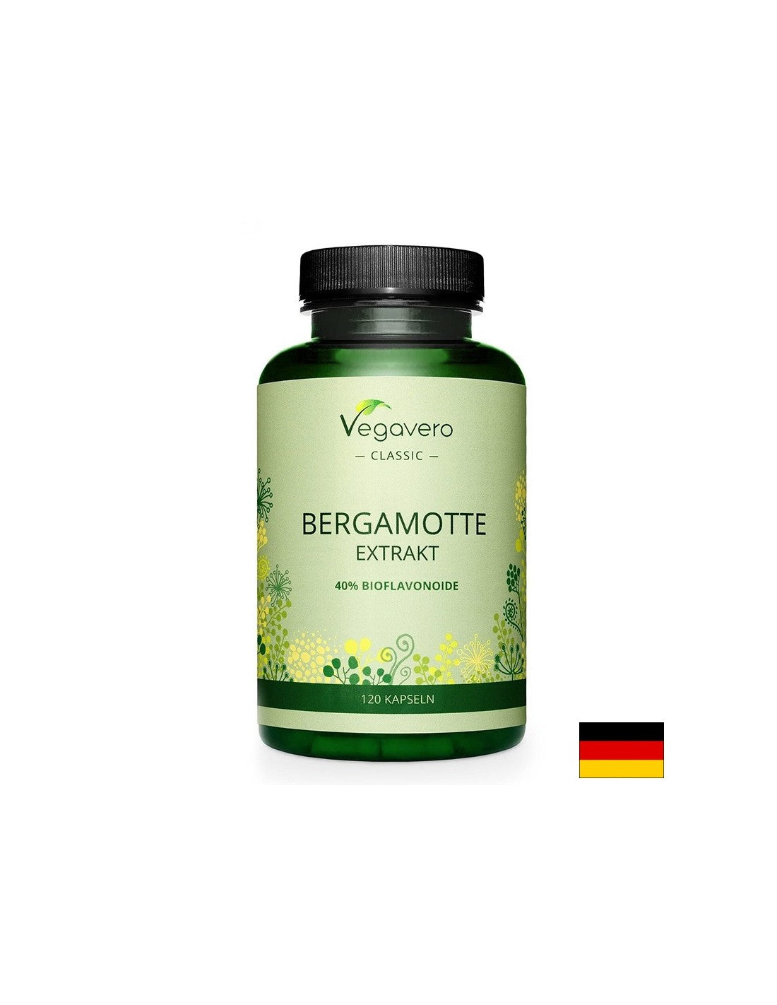 Diabete e cuore sano - Bergamotto (estratto), 120 capsule <tc>Vegavero</tc>