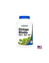 Memoria - Ginkgo Biloba, 120 mg/ 240 capsule <tc>Nutricost</tc>