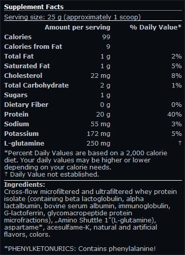 100% Isolato di siero di latte 0,700 kg