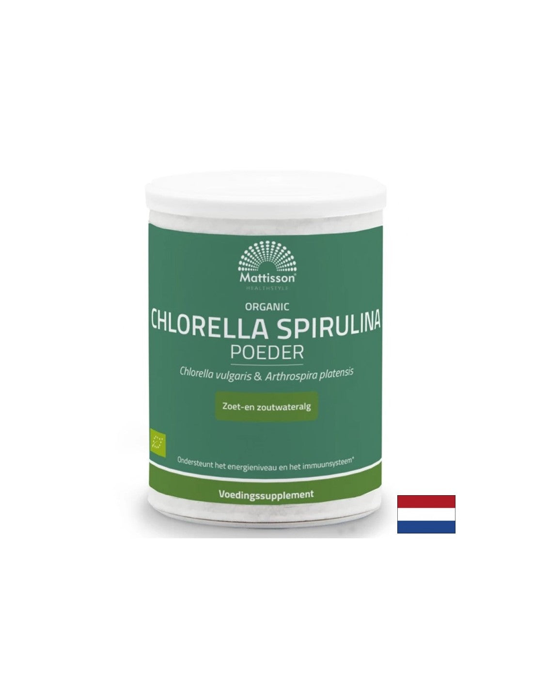 Immunità, super antiossidante - Clorella + Spirulina BIO, 125 g polvere