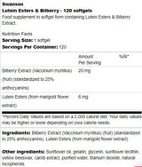 Esteri di luteina e softgels 120