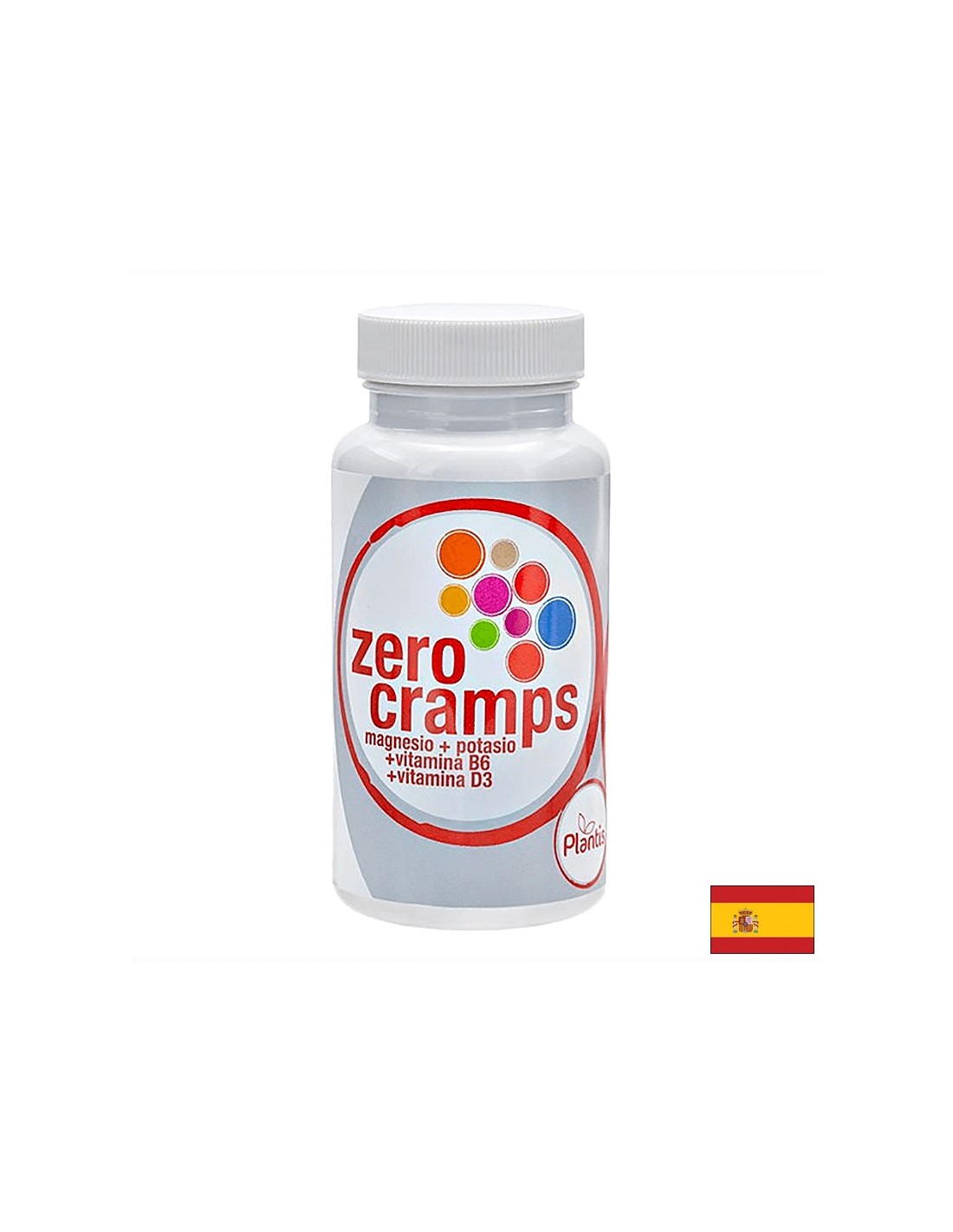 Anti Crampi - Magnesio 132 mg, Potassio 150 mg e Vitamine B6 & D3 - Zero Crampi Plantis®, 60 Compresse