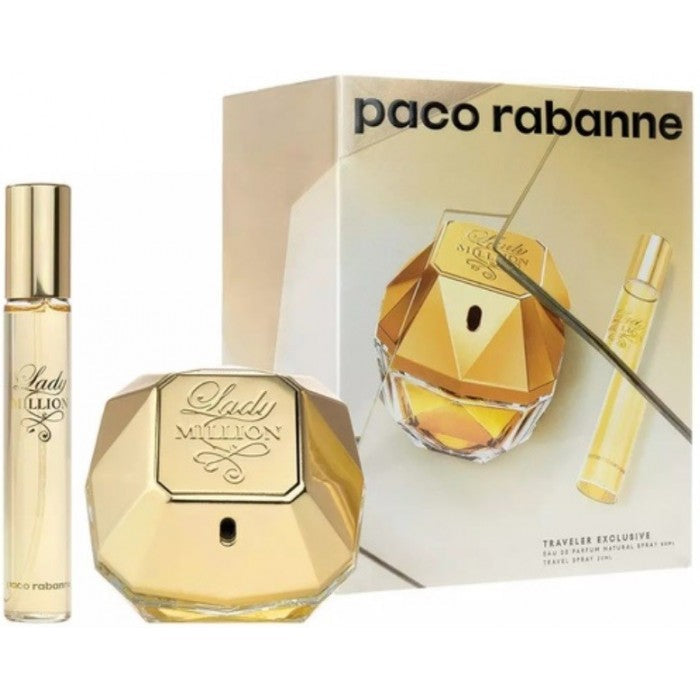 Set per le donne <tc>PACO RABANNE</tc> Lady Million - Eau de Parfum 80 ml + 20 ml