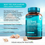 Collagene di Pesce 1400 mg con Acido Ialuronico 100 mg 120 compresse