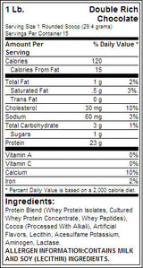 Standard di gold del siero di latte 100% - 0,454 kg