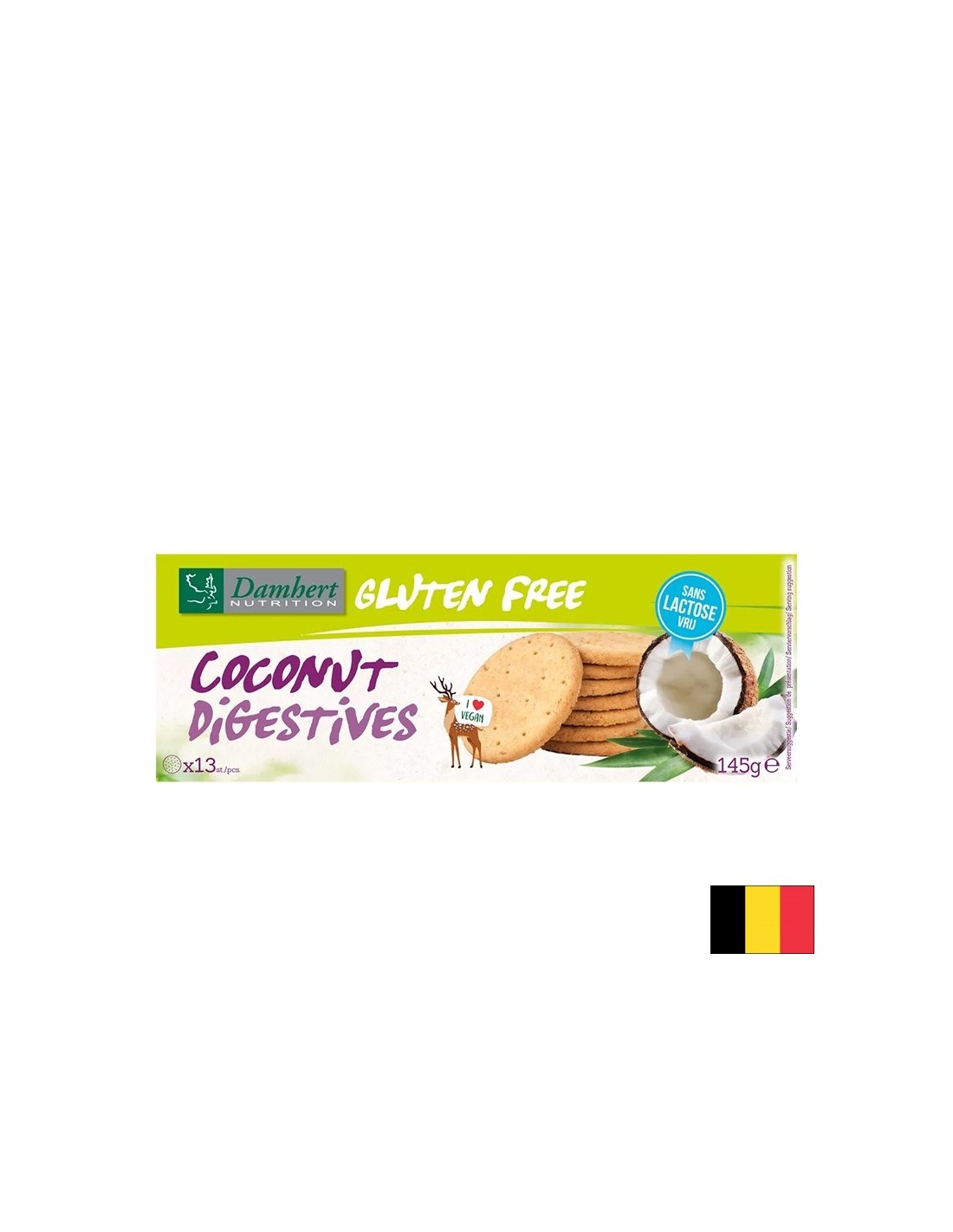 Biscotti al cocco (senza glutine e lattosio), 145 g