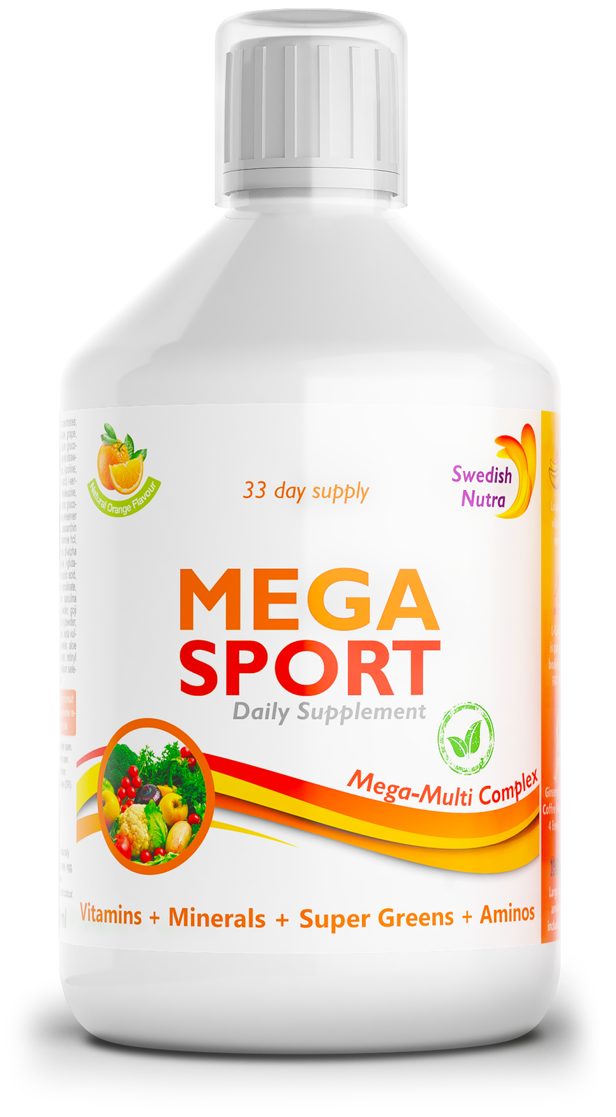 Mega Sport - vitamine + minerali + collagene 1497 mg /500 ml/