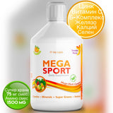 Mega Sport - vitamine + minerali + collagene 1497 mg /500 ml/