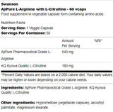 Ajipure L-arginina con L-citrullina 60 capsule
