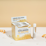 Collagene di Pesce 15.000 mg con Retinolo, Elastina e Acido Ialuronico - 20 x 25 ml