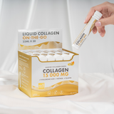 Collagene di Pesce 15.000 mg con Retinolo, Elastina e Acido Ialuronico - 30 x 25 ml