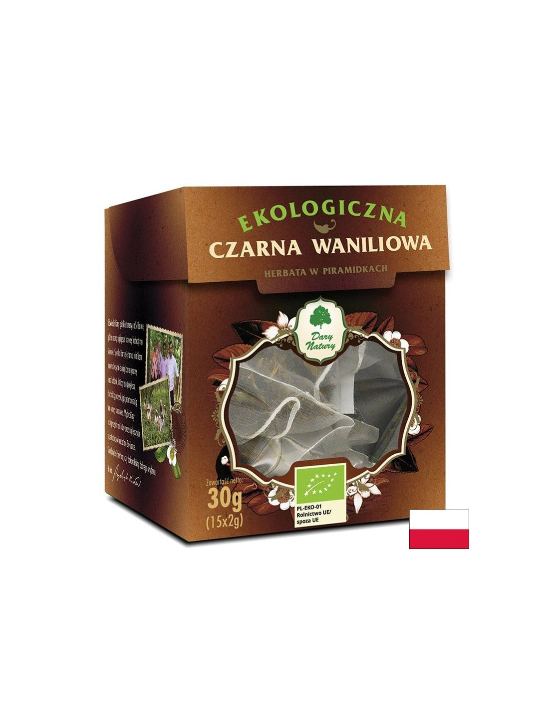 Tè Nero di Ceylon Bio, 15 bustine filtro