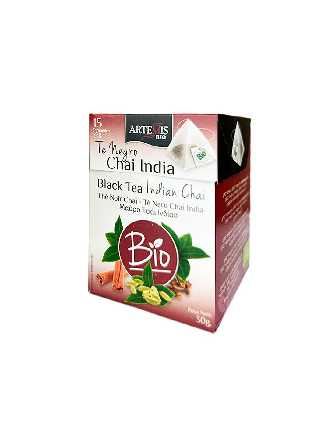 Tè nero India Bio, 15 bustine filtro