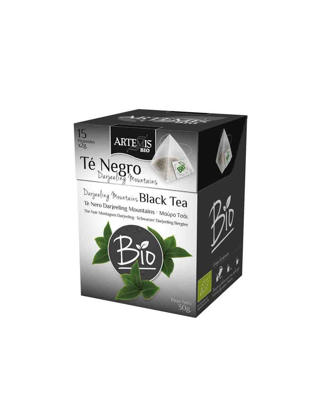 Tè Nero Darjeeling Bio, 15 sacchetti filtro