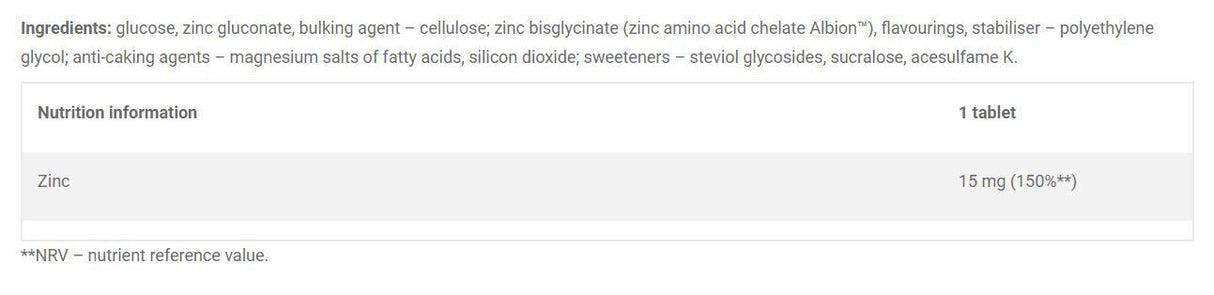 Zinco 15 mg/ZINXAVir Immuno 30 compresse masticabili <tc>Olimp</tc>