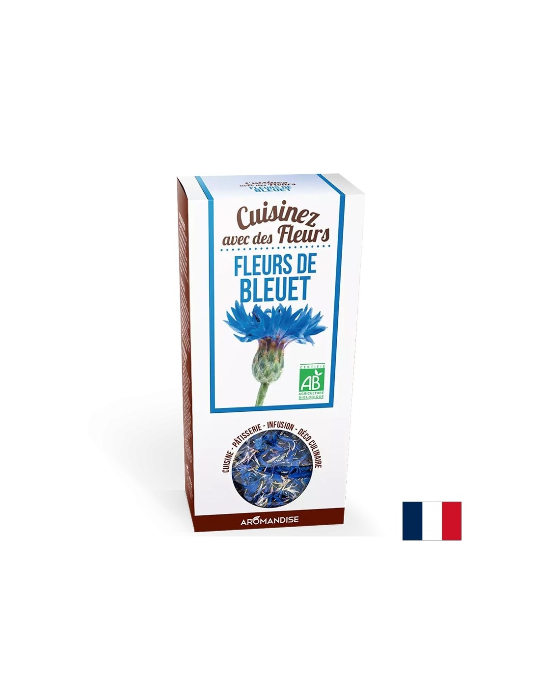 Fiordaliso (fiore) - per la decorazione di cibi e cocktail, 15 g