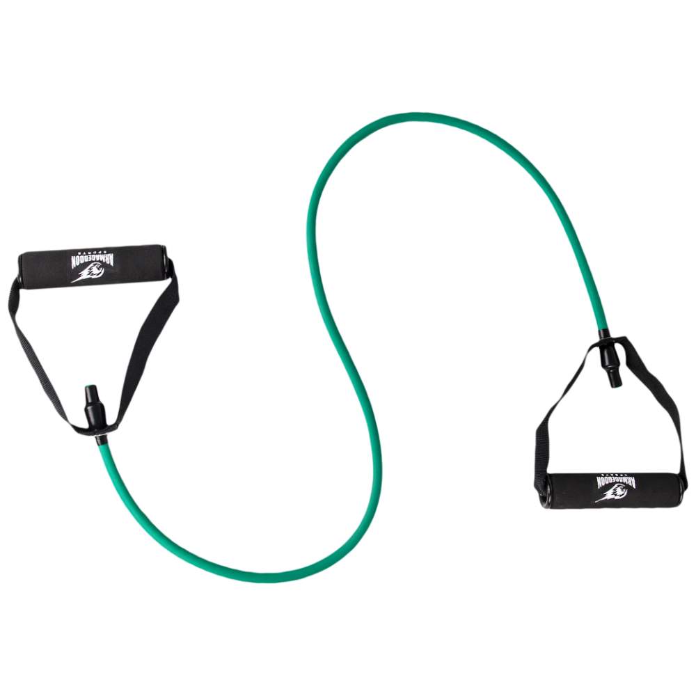 Fascia fitness con impugnature - 15 kg (verde)/Fascia fitness con impugnature - 15 kg