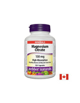 Citrato di magnesio ad alto assorbimento - Citrato di magnesio ad alto assorbimento 150 mg, 120 capsule