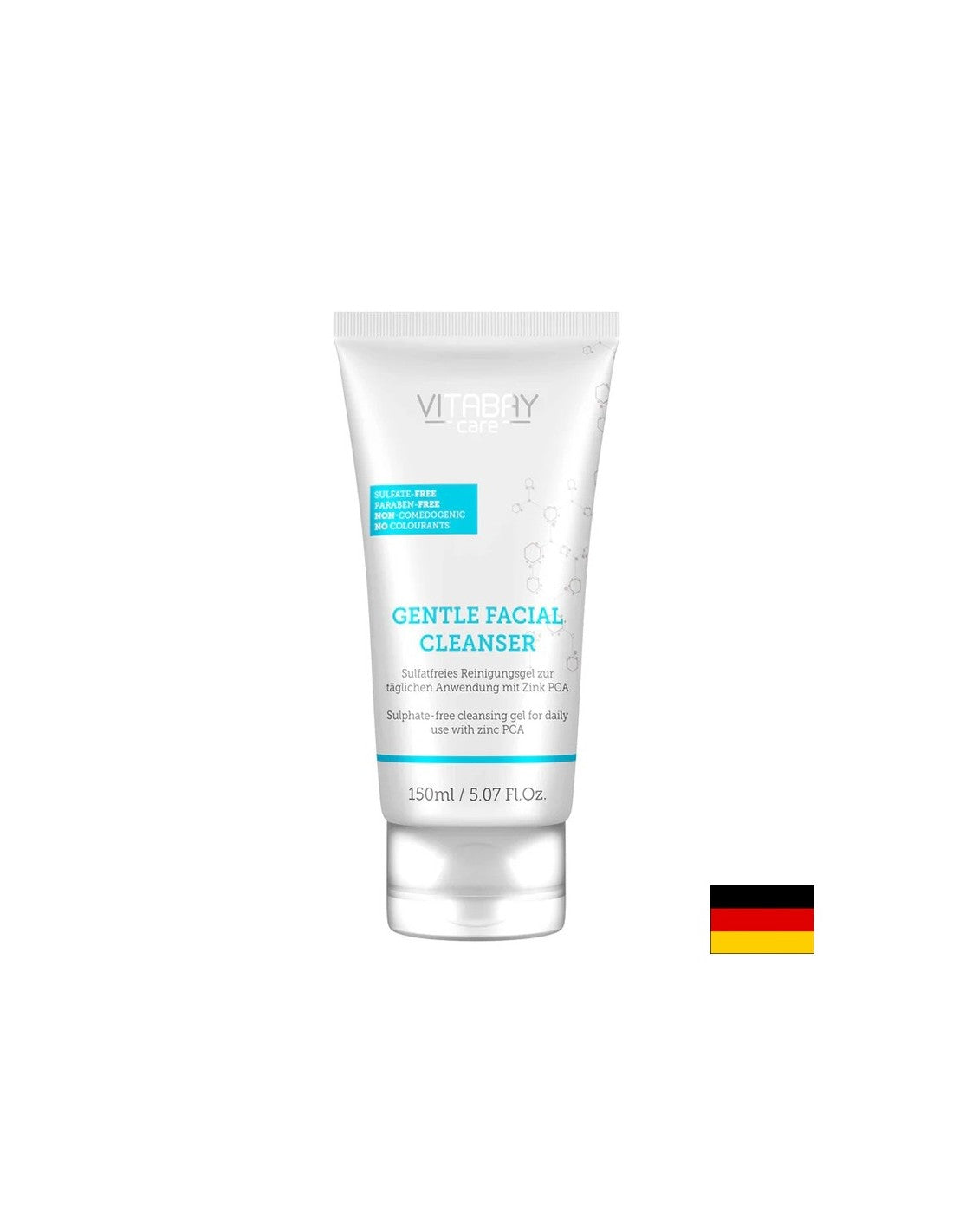 Gel detergente viso con zinco, 150 ml