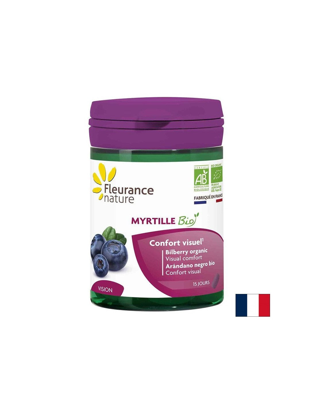 Sistema circolatorio e vista - Mirtillo, 1500 mg x 45 compresse