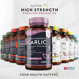 Aglio (inodore) 15000 mg (12-18% allicina) - 180 capsule molli