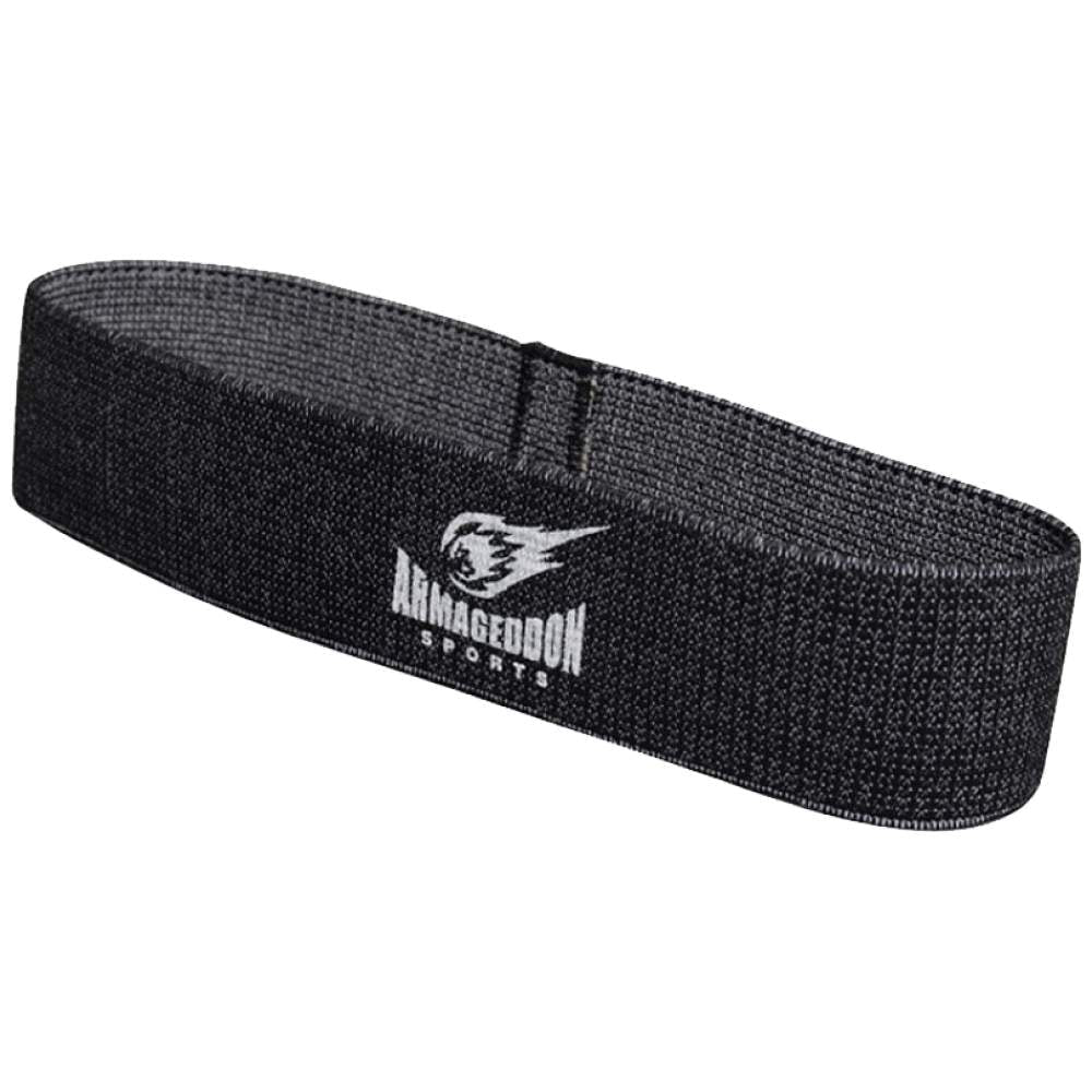 Fascia da allenamento in tessuto per allenamento delle gambe - Nera - Da 16 kg a 22 kg